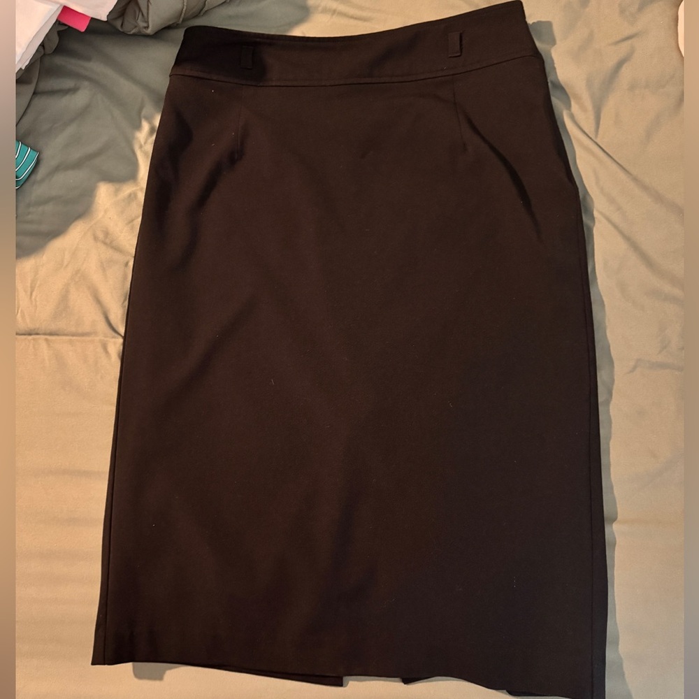 Classic Black Pencil Skirt by DJ - Size 12